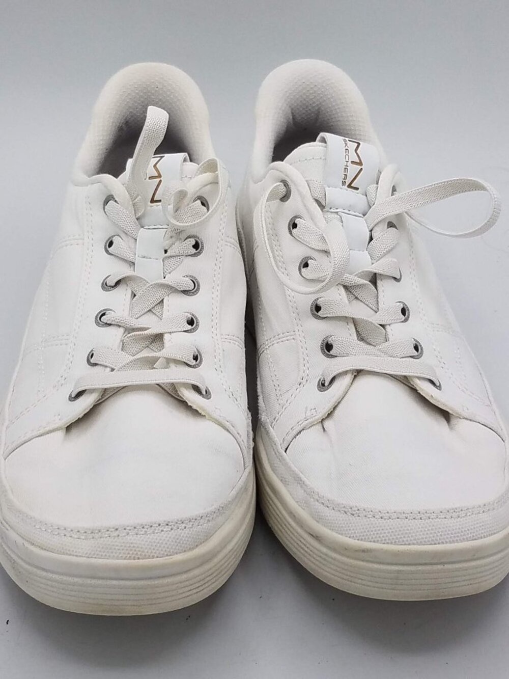 Skechers Mark Nason Hands Free Slip Sneakers White Mens 9 Lace Up 211042